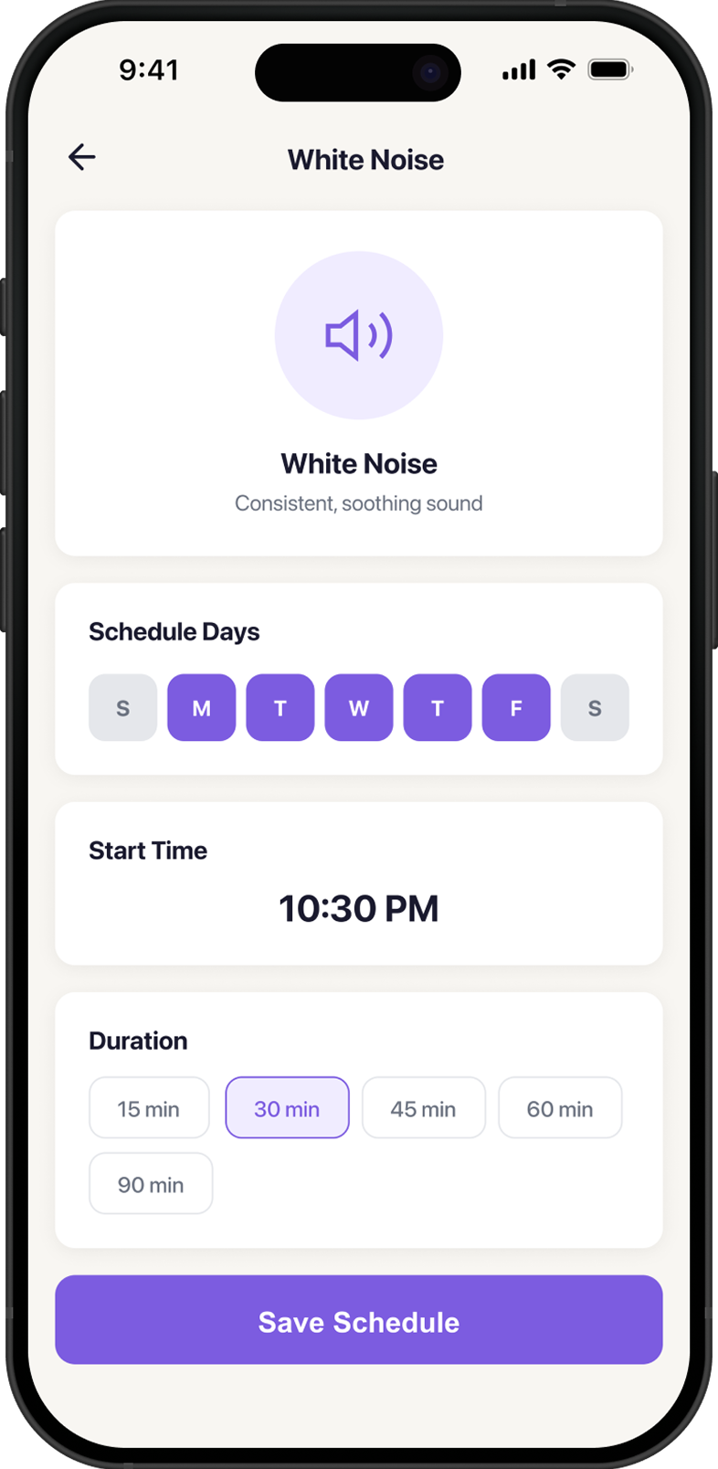 White Noise screen